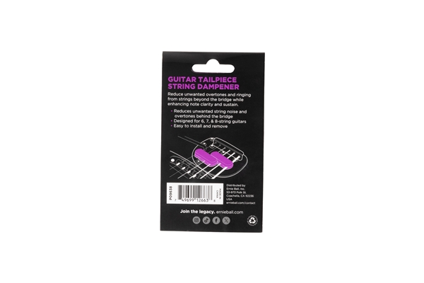 Ernie Ball - 9638 String Dampener Guitar Tailpiece