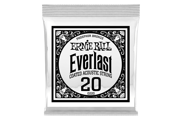 Ernie Ball 0220 Everlast Coated Phosphor Bronze .020