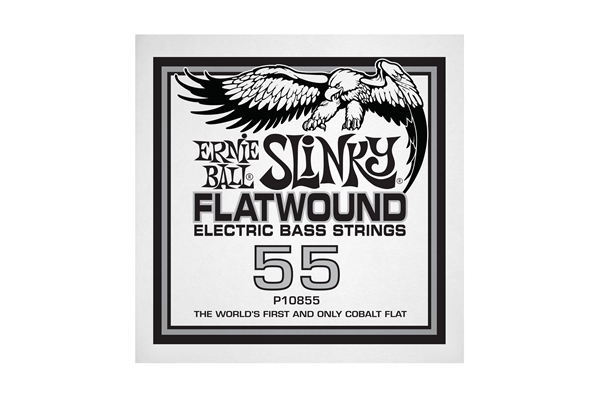 Ernie Ball - 0855 Cobalt Flatwound Bass .055