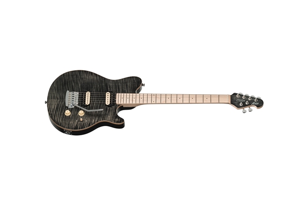 Sterling by Music Man - Axis AX3 Flame Maple Trans Black