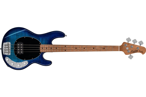 Sterling by Music Man - StingRay RAY34 Flame Neptune Blue