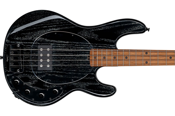 Sterling by Music Man - Stingray Ray34 Sassafras Black with White Grain