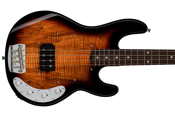 Sterling by Music Man - RAY34 Spalted Maple 3 Tone Sunburst