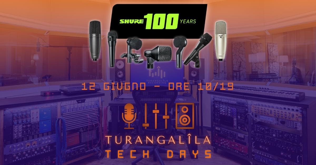 Turangalila Tech Days: I microfoni Shure KSM e Nexadyne in studio di registrazione Turangalila Tech Days: I microfoni Shure KSM e Nexadyne in studio di registrazione