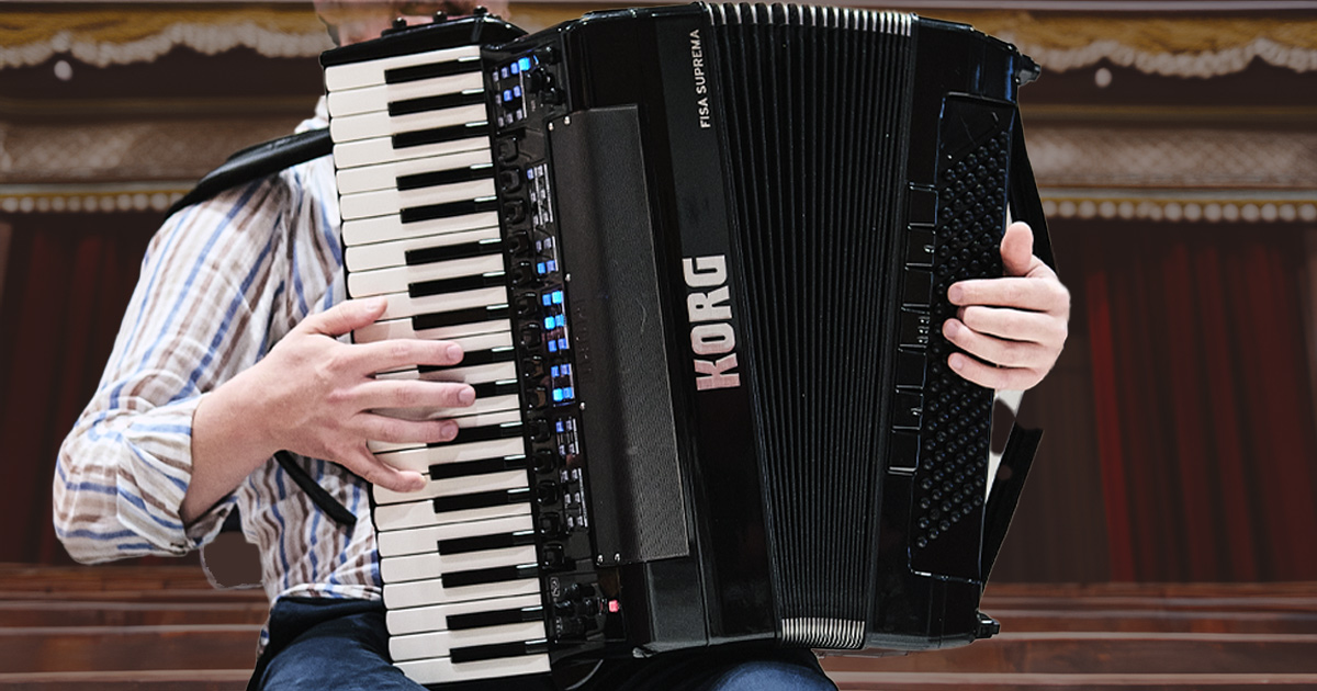 I due modelli della serie di fisarmoniche digitali KORG: FISA SUPREMA C PIANO e C BUTTON  I due modelli della serie di fisarmoniche digitali KORG: FISA SUPREMA C PIANO e C BUTTON