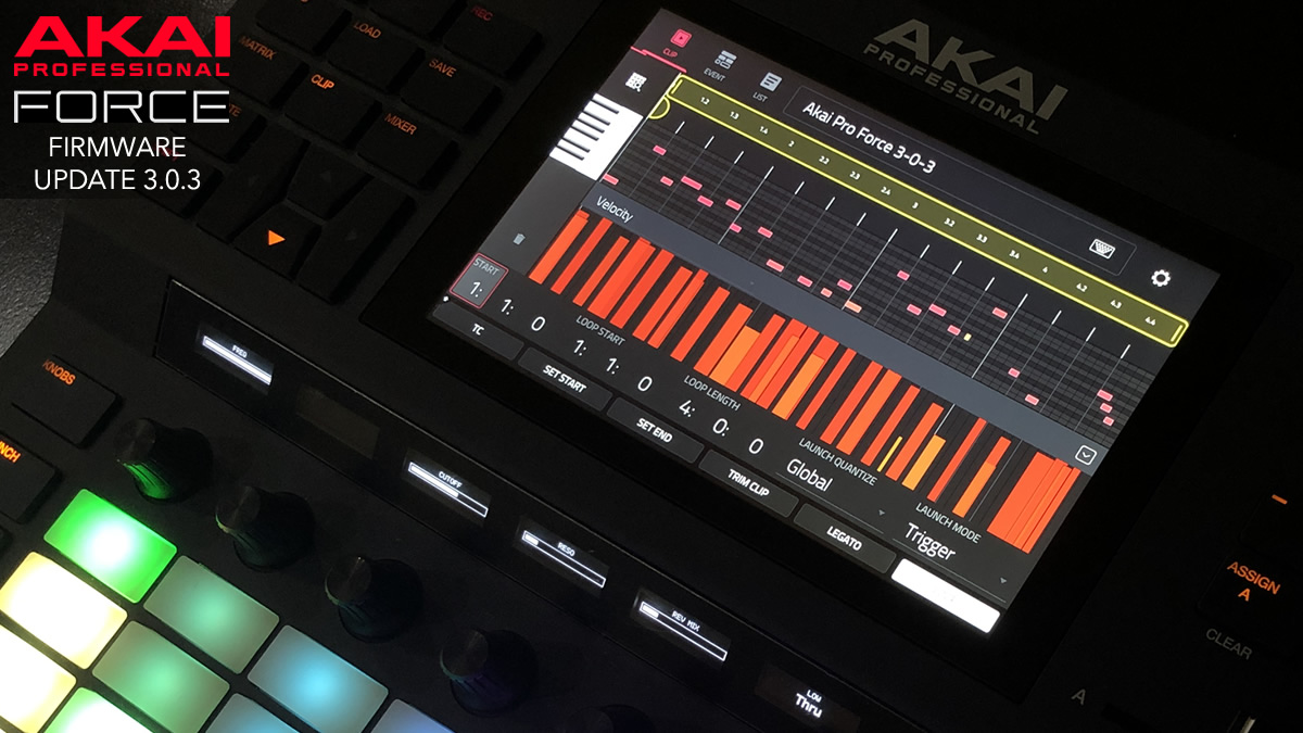 akai force logic pro