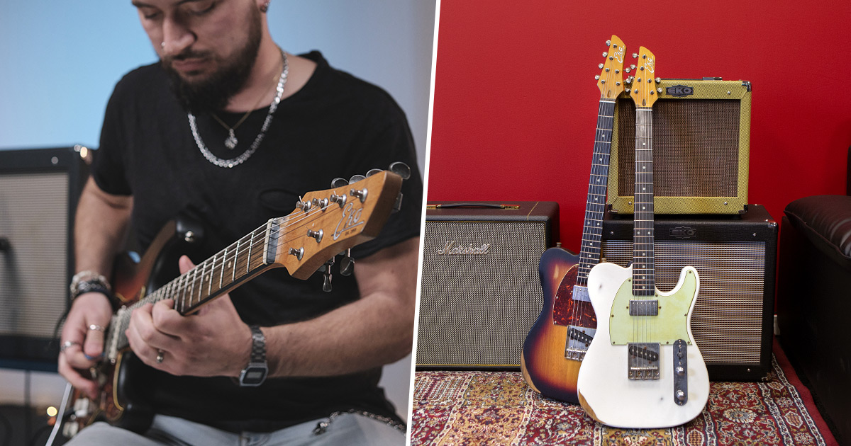 Scopri i modelli di chitarre elettriche Aire, Tero, S-300 e VT-380 della serie Relic di Eko Guitars Scopri i modelli di chitarre elettriche Aire, Tero, S-300 e VT-380 della serie Relic di Eko Guitars