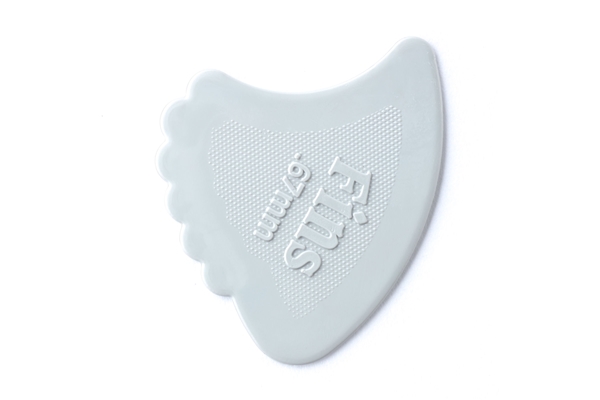 Dunlop 444R.67 Nylon Fin LightGrey .67mm