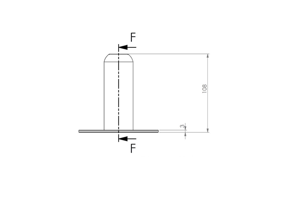 QUIK LOK SC/107 FLANGIA ALTA PER SPEAKER