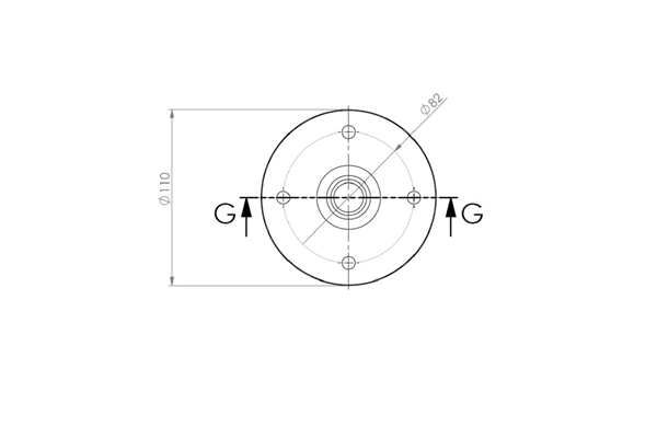 QUIK LOK SC/107 FLANGIA ALTA PER SPEAKER