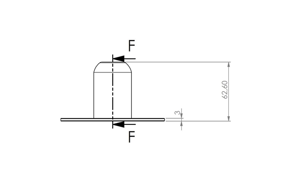 QUIK LOK SC/108 FLANGIA PER SPEAKER