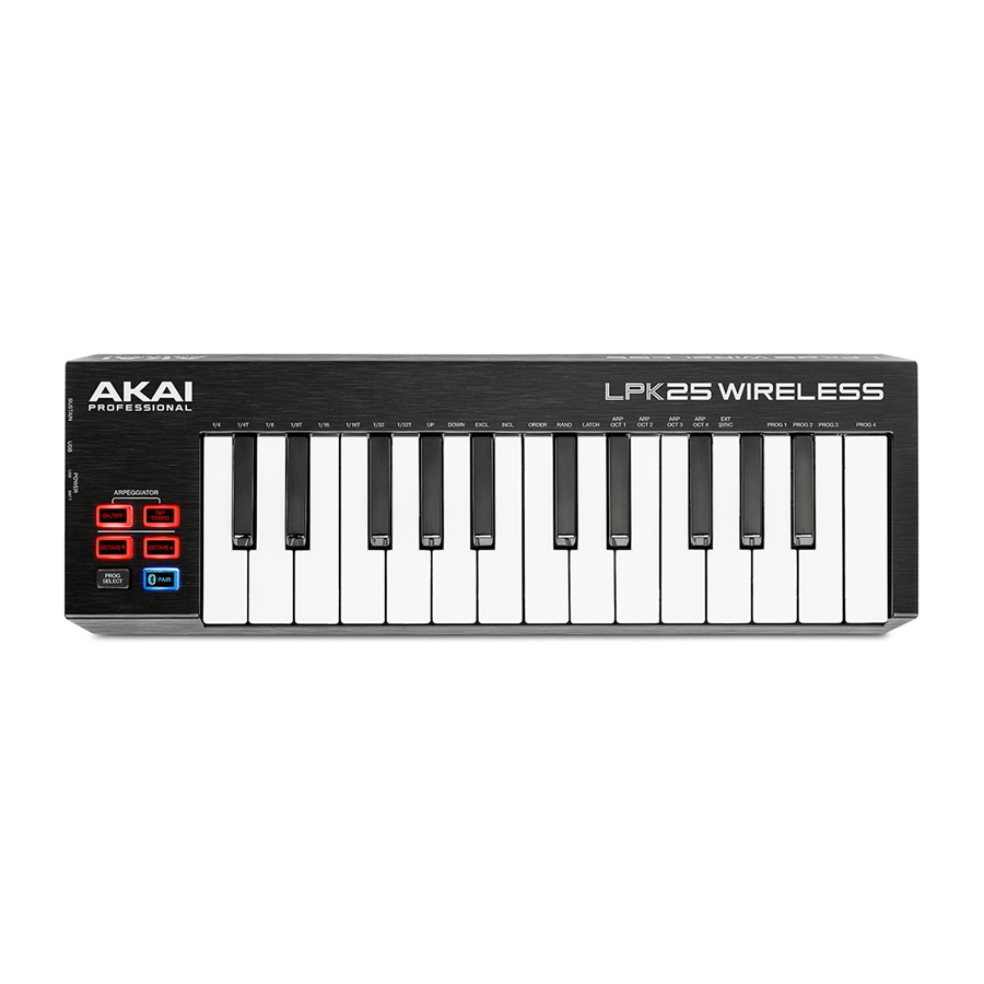 akai lpk25 bluetooth