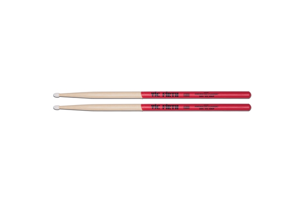 VIC FIRTH 5ANVG - BACCHETTE AMERICAN CLASSIC CON PUNTA IN NYLON E VIC GRIP