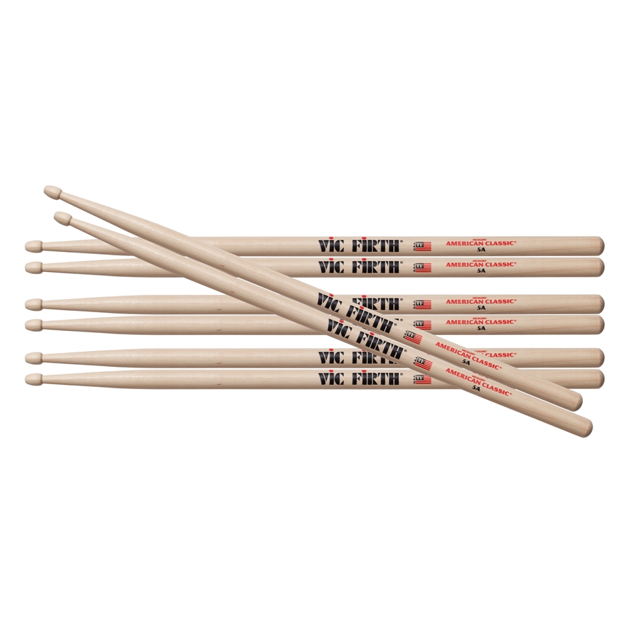 VIC FIRTH 5A - BACCHETTE AMERICAN CLASSIC PACK 3+1