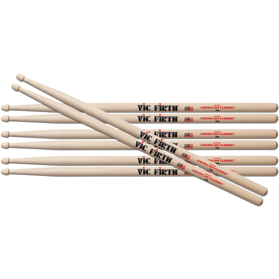 VIC FIRTH 7A - BACCHETTE AMERICAN CLASSIC PACK 3+1