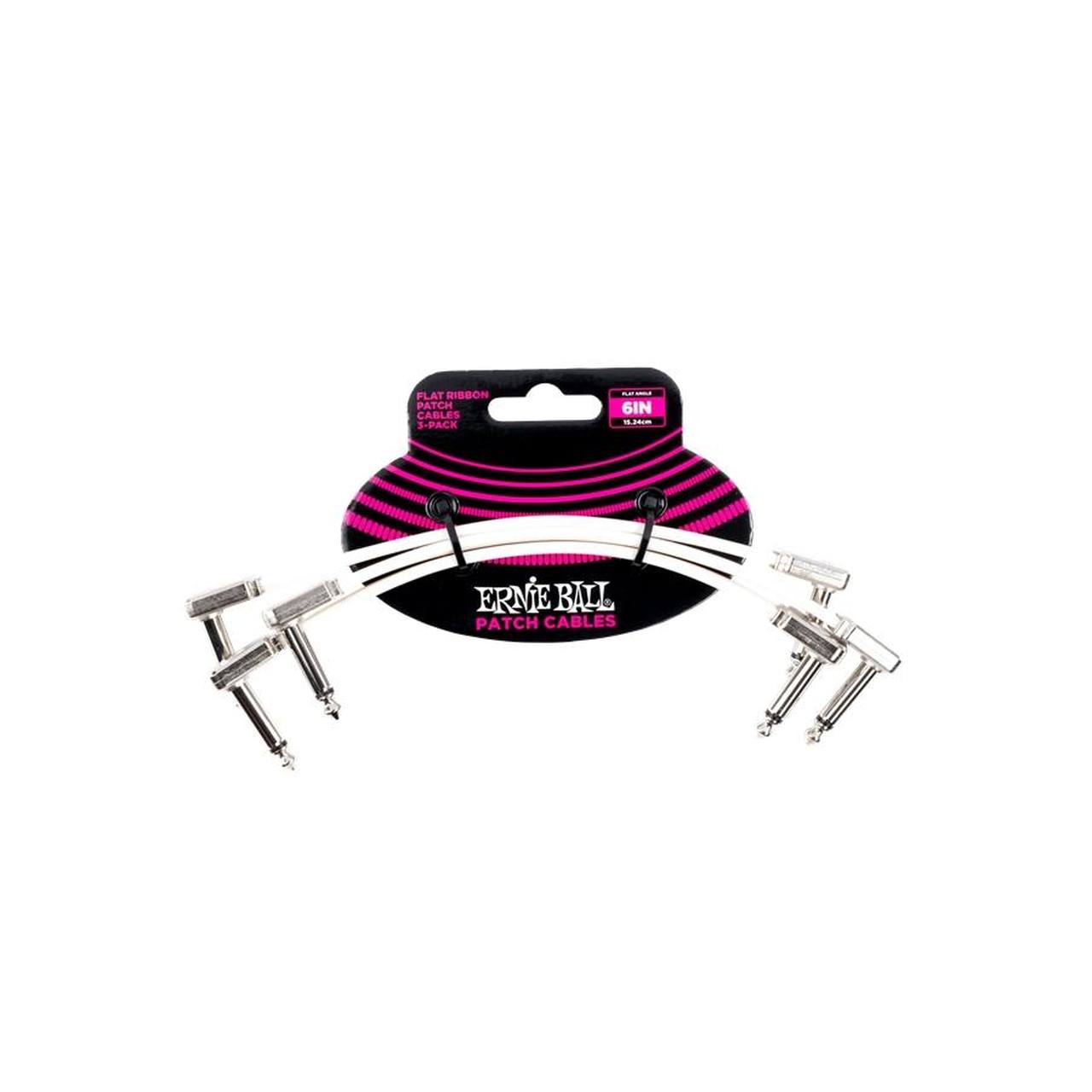 22-ernie-ball-6385-flat-ribbon-patch-cable-white-15-24cm-3pk-p06385_0