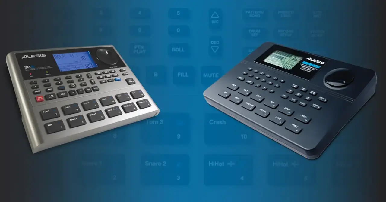 ALESIS SR possono essere utilizzate proficuamente per numerose applicazioni musicali, dalla semplice riproduzione di patterns preset di batteria alla creazione di complessi poliritmi con divisioni ritmiche non convenzionali