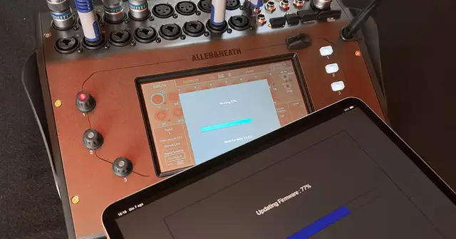 Firmware update 1.2.2 per i mixer digitali CQ della Allen & Heath