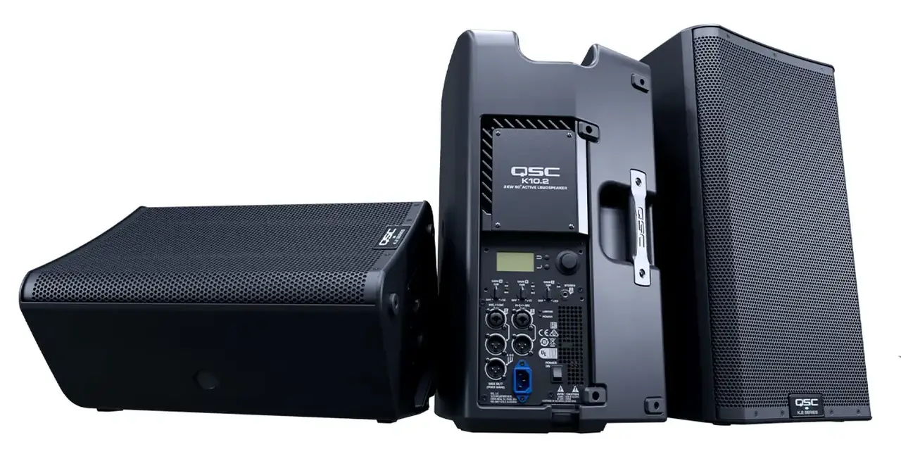 Esempio di diffusori della serie K.2 di QSC