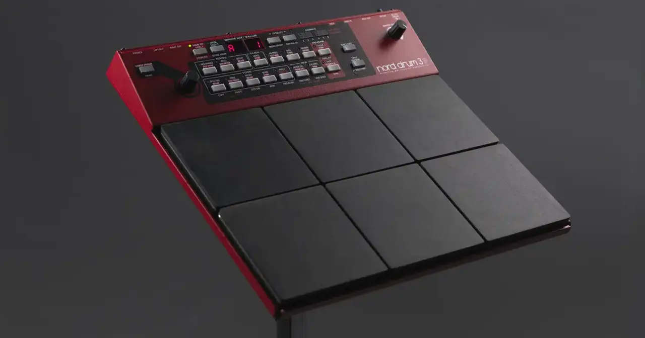 Nord Drum 3P Drum Synthesizer compatto, combina praticità d'uso e estese possibilità nella creazione di suoni percussivi originali