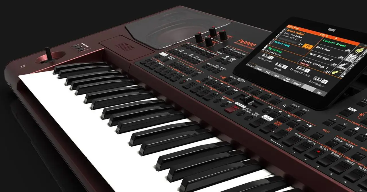 KORG Pa1000 è un Arranger keyboard dall'ampio database sonoro e dalle funzioni avanzate