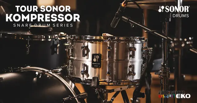 SONOR KOMPRESSOR SNARE DRUM SERIES TOUR