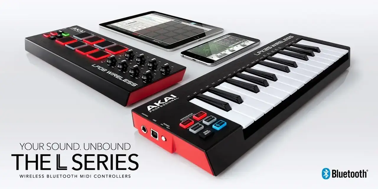 Akai Professional LPD8 Wireless e LPK25 Wireless distributi in Italia dalla Algam Eko