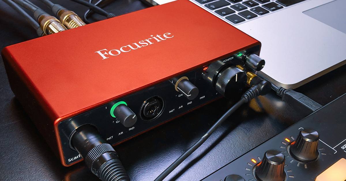 Scarlett 4i4 3rd Gen. Interfaccia USB con 4 ingressi e 4 uscite