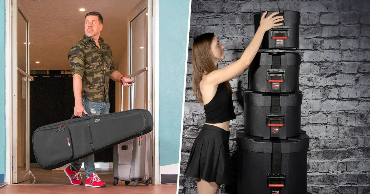 Gator offre un'ampia gamma di borse e custodie per ogni strumento musicale, dalla chitarra alla batteria, dalla tromba al violino. Il catalogo Gator permette ad ogni musicista di trovare la soluzione ideale per il suo strumento.