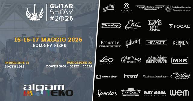 Algam EKO al Guitar Show 2026