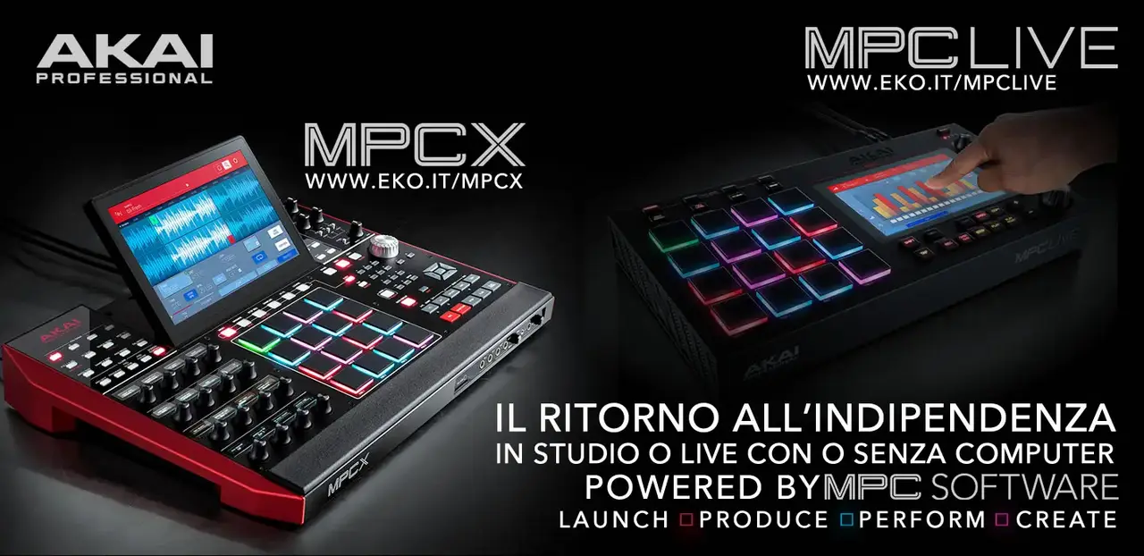 Akai Professional MPC X e MPC LIVE DAW STAND-ALONE PER PRODUZIONE MUSICALE E LIVE SET