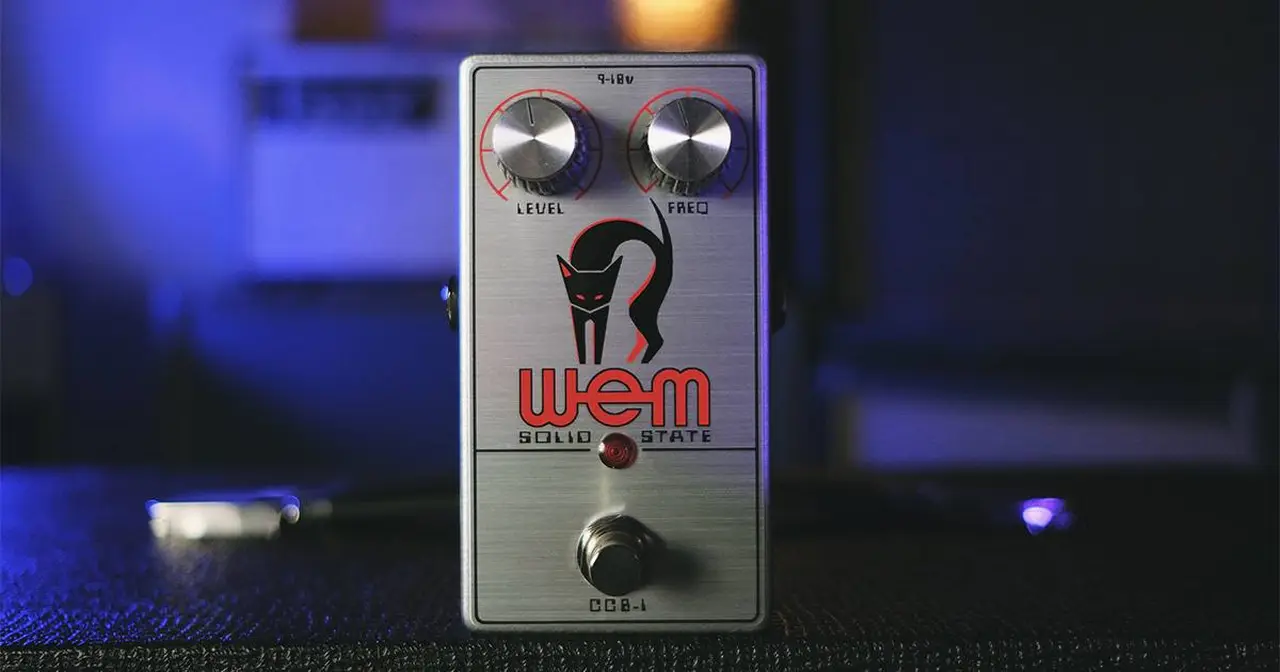 Il Copicat Boost ripropone in formato pedale la sezione preamp della famosa unità WEM Copicat Tape Echo, uno dei primi delay a nastro disponibili in commercio