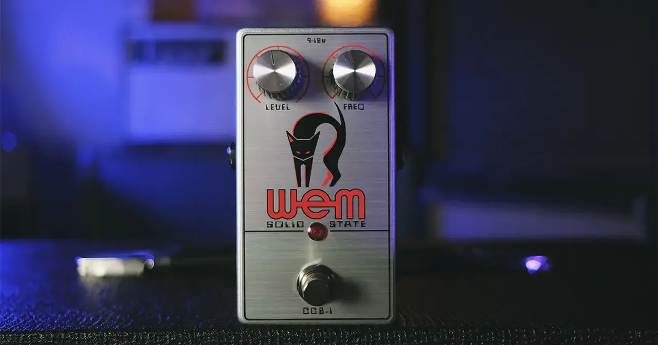 Il Copicat Boost ripropone in formato pedale la sezione preamp della famosa unità WEM Copicat Tape Echo, uno dei primi delay a nastro disponibili in commercio