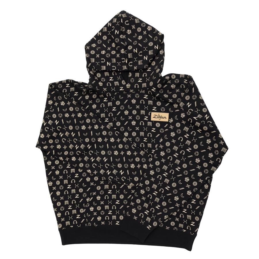 ZAHD0073 ICON HOODIE BLACK LARGE