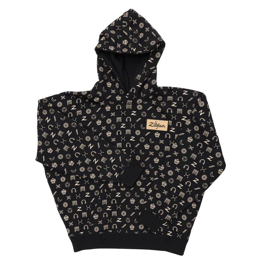 ZAHD0081 YOUTH HOODIE BLACK SMALL