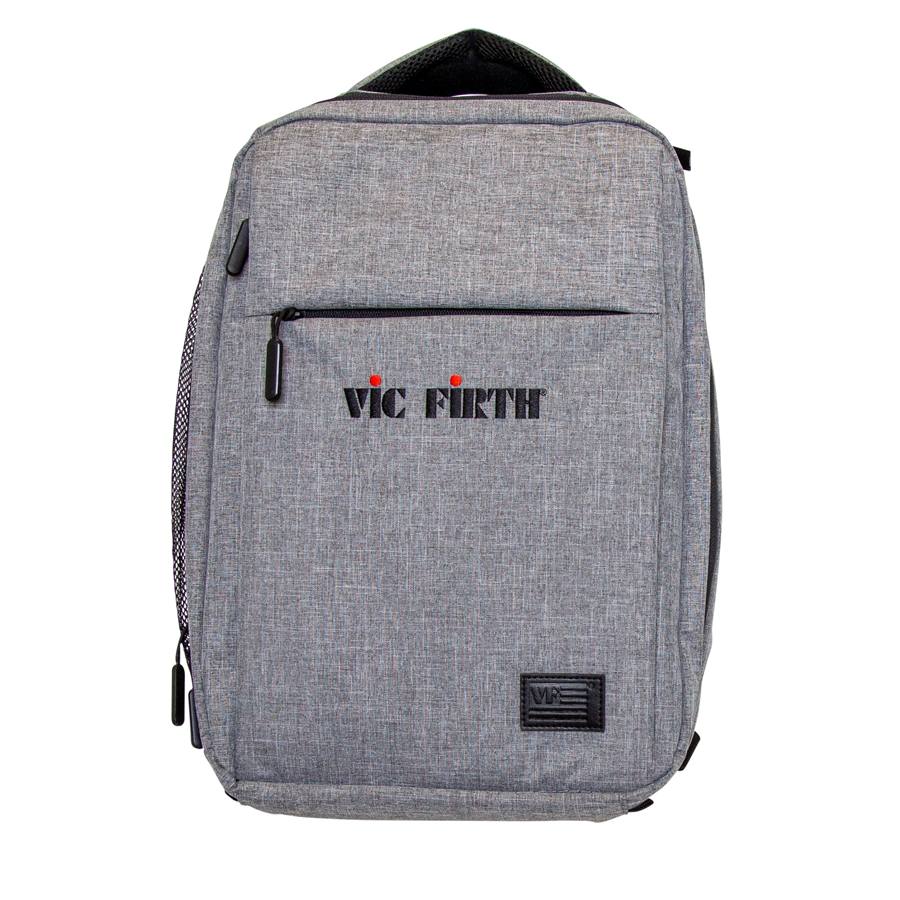 13700482 - Vic Firth PBKPK - Vic Firth Gray Travel Backpack