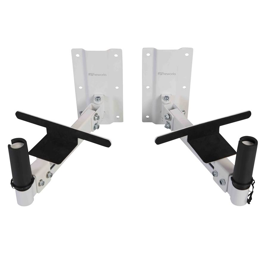 24500132 - GFWSPKWM100W - Frameworks Wall Mount Speaker Stand – White