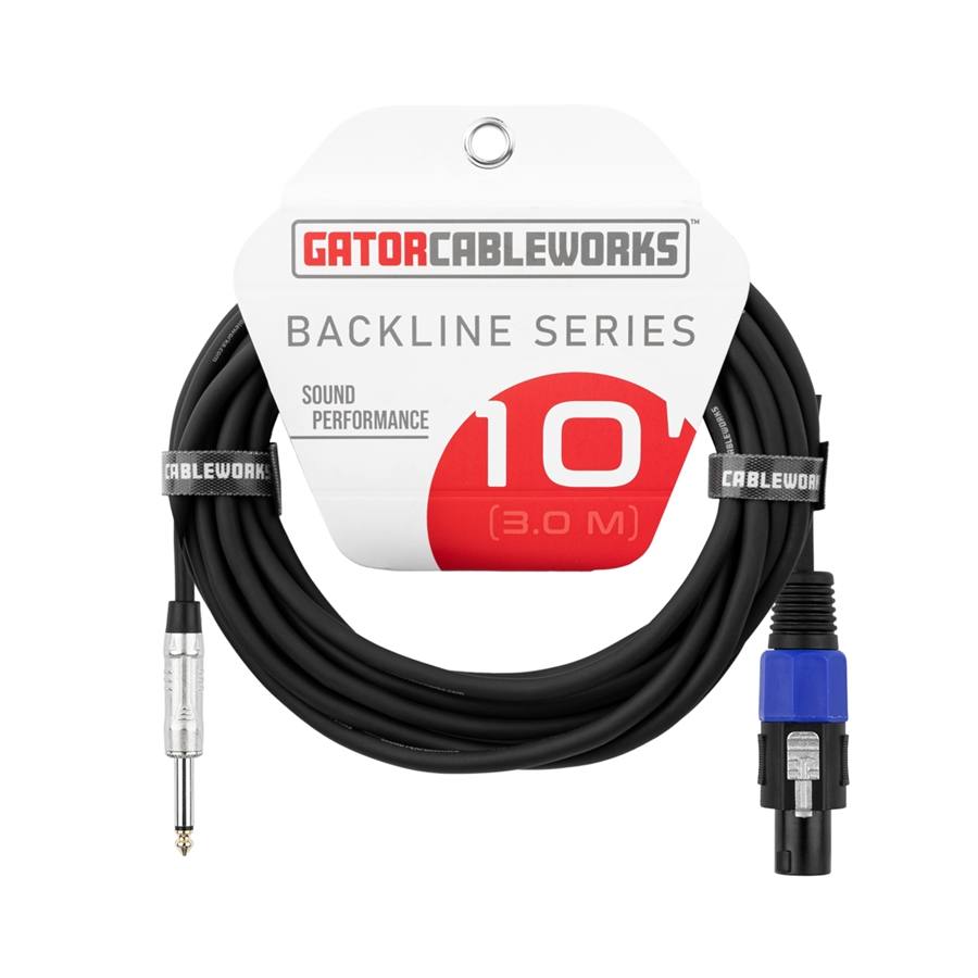 GCWB-SPK-10-1TL Cavo speaker jack TS dritto/speakon 3 m Serie Backline