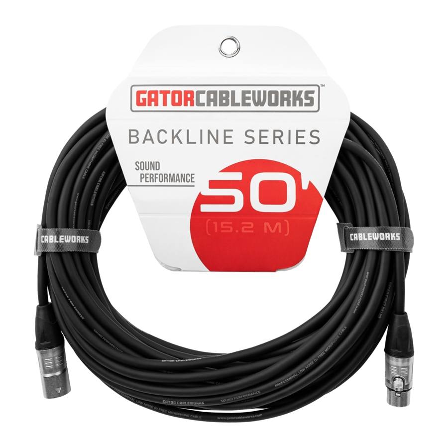 GCWB-XLR-50 Cavo XLR 15 m Serie Backline