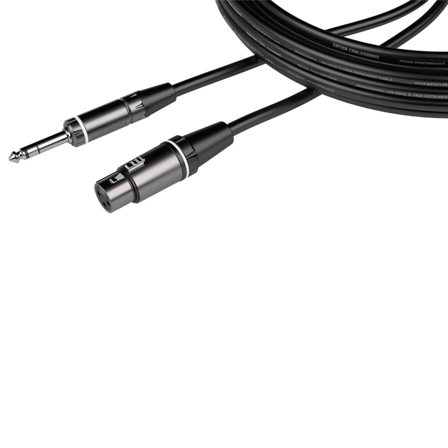 GCWC-XLR-10FTRS Cavo da XLR femmina a TRS 3 m Serie Composer