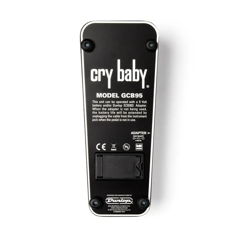 Dunlop GCB95 Cry Baby Wah Wah Pedali effetto e pedaliere per chit