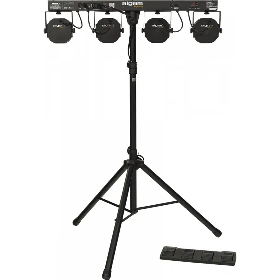 EMART 2x Treppiede Per Illuminazione 190cm In Alluminio – Stabile, Regolabile, Per Softbox, Riflettori E Video Studio