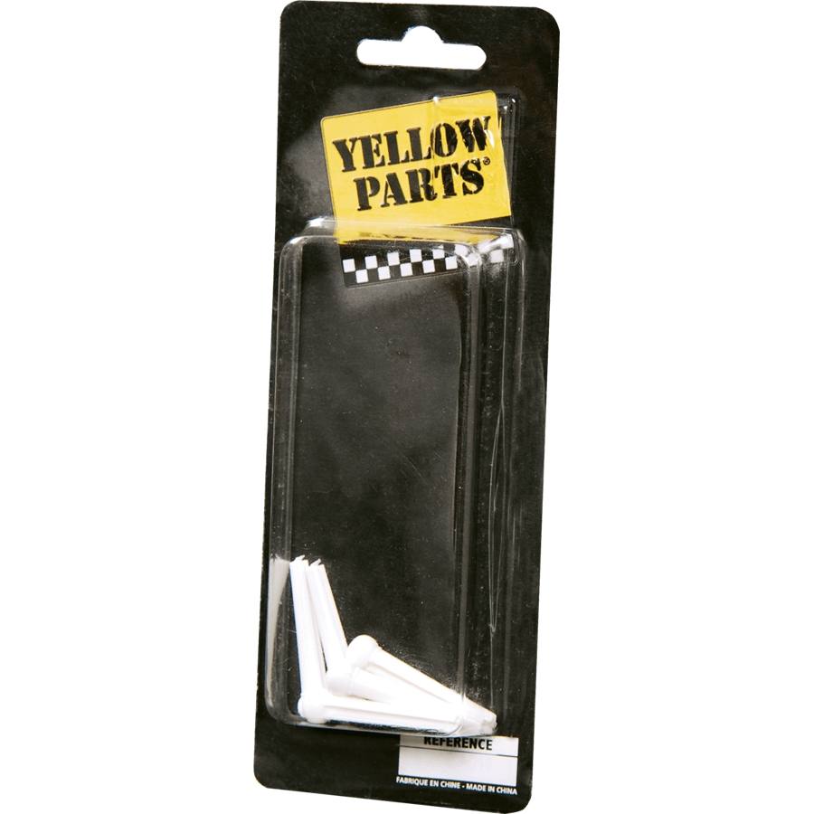 18800063 - EZ1410W Pin Ponte Chitarra Acustica Bianchi 6 Pcs