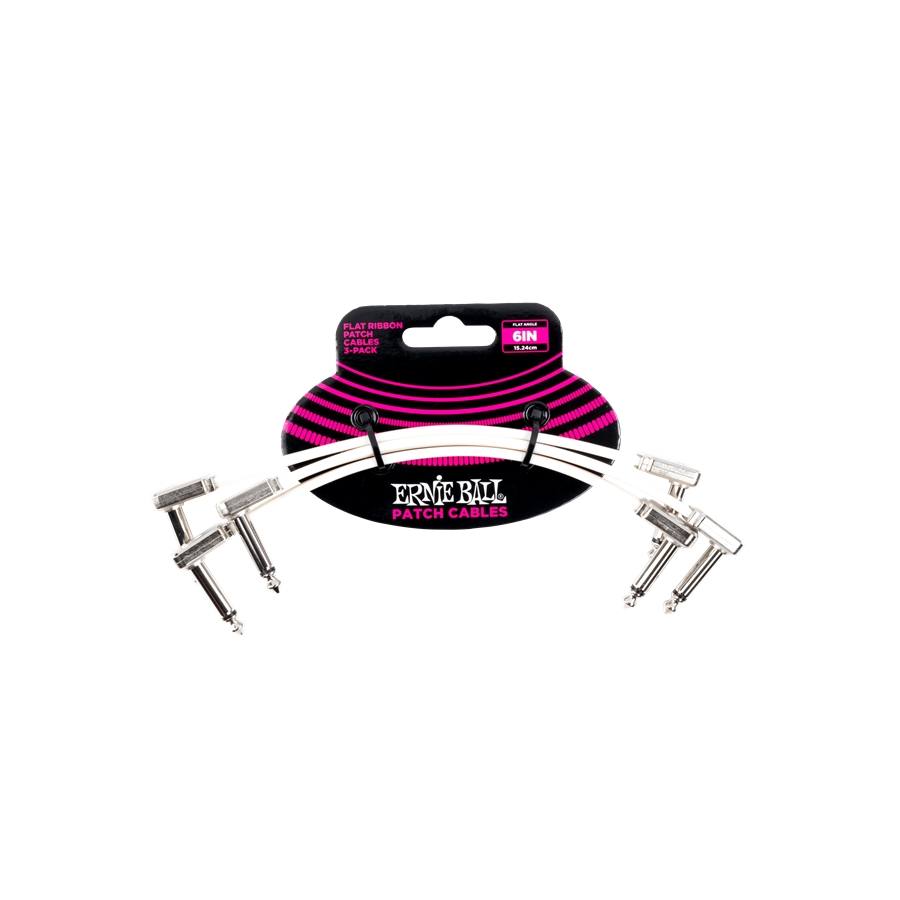 22-ernie-ball-6385-flat-ribbon-patch-cable-white-15-24cm-3pk-p06385_0