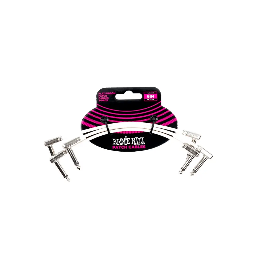 22-ernie-ball-6385-flat-ribbon-patch-cable-white-15-24cm-3pk-p06385_0