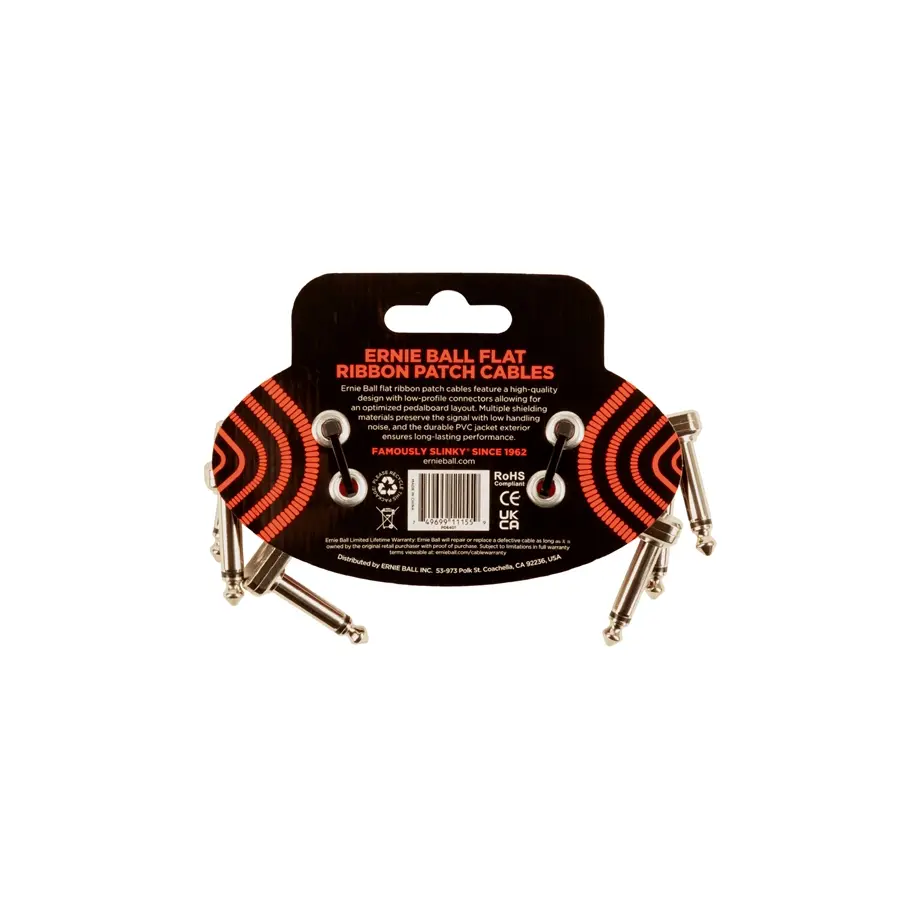 22-ernie-ball-6401-flat-ribbon-patch-cable-red-762cm-3-pk-p06401_1