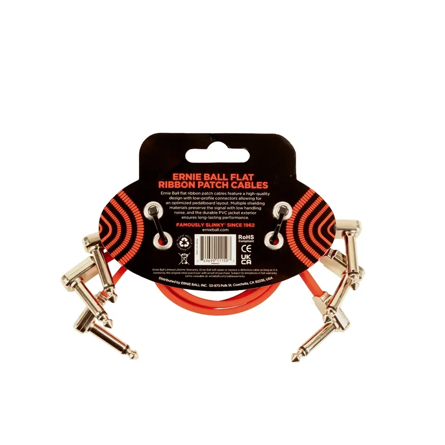 22-ernie-ball-6403-flat-ribbon-patch-cable-red-3048cm-3-pk-p06403_1
