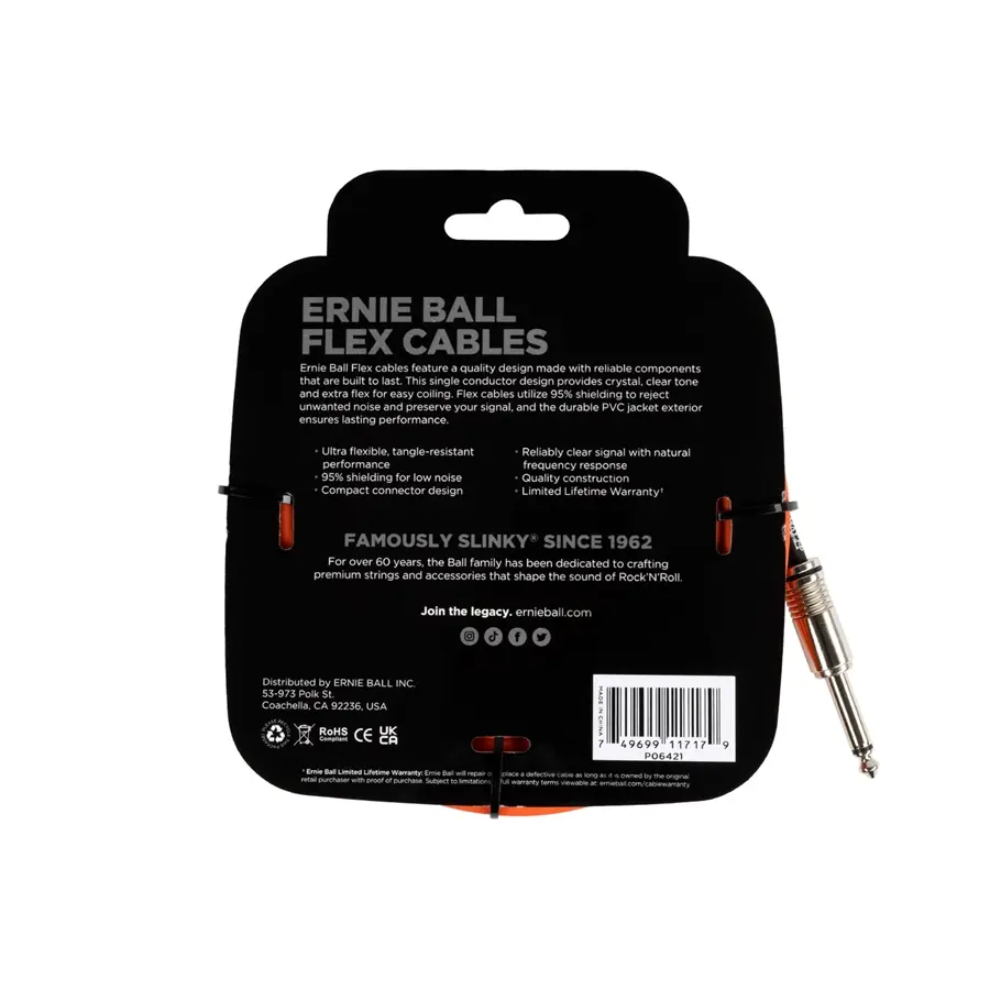 22-ernie-ball-6421-flex-cable-orange-6m-p06421_1