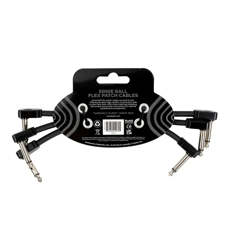 22-ernie-ball-6444-flex-patch-cable-black-15cm-3pk-p06444_1