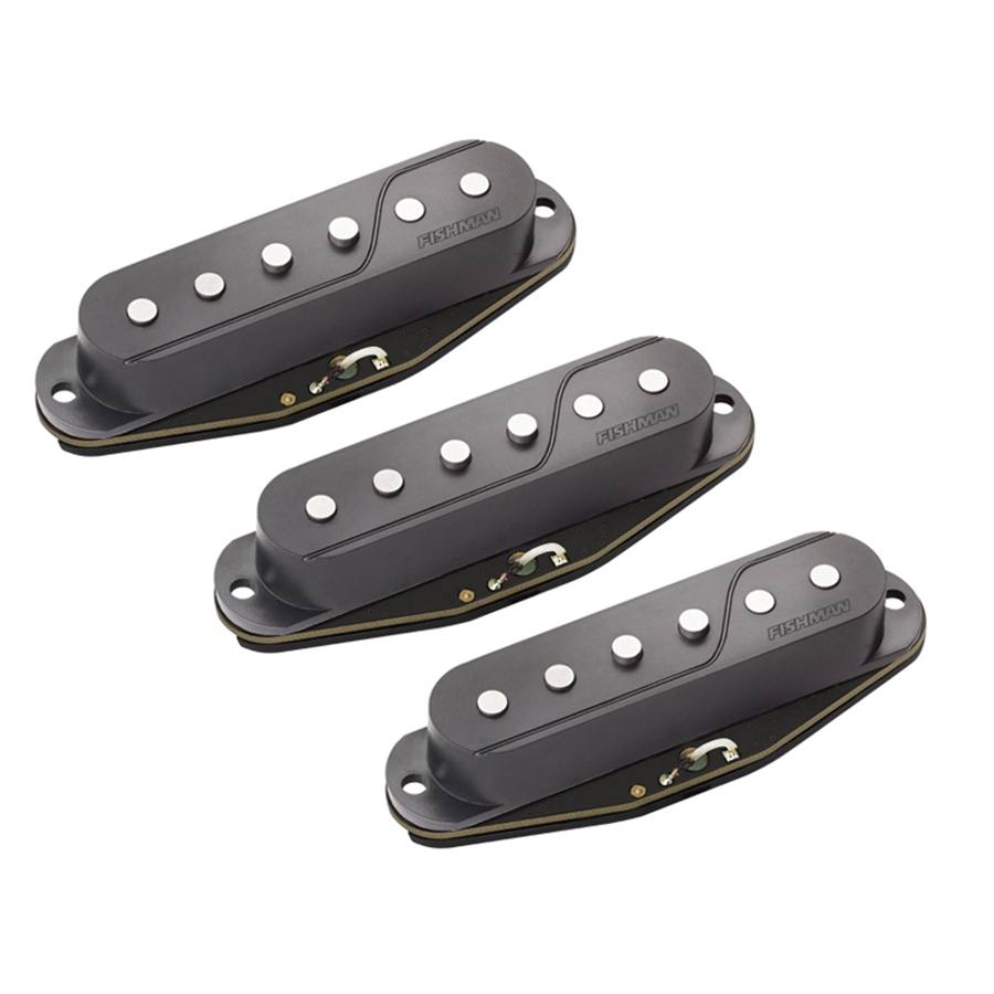 Fluence Single Width Pickup Strat® Set/3 Black (PRF-STR-BK3)